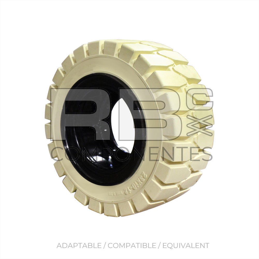 23X10-12/8.00  WHITE WITH RIM 9HOLES