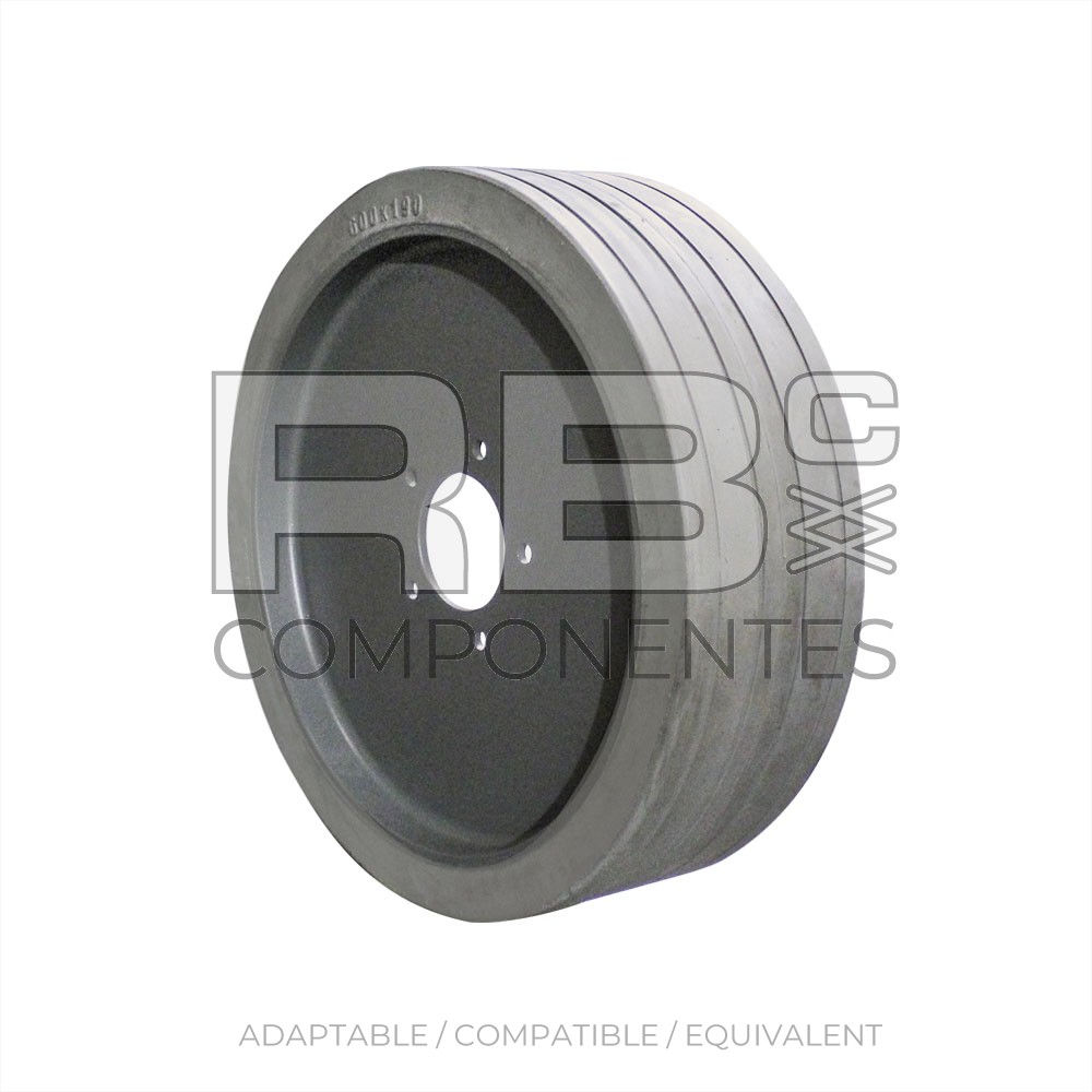 TRACTION WHEEL MAN 120 AETJC SN 510194 5 FRONT HOL