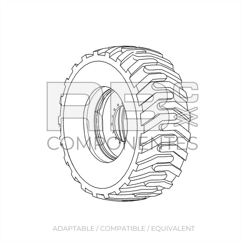 COMPLETE RIGHT WHEEL ADAPTABLE JL 1350SJP 0272055