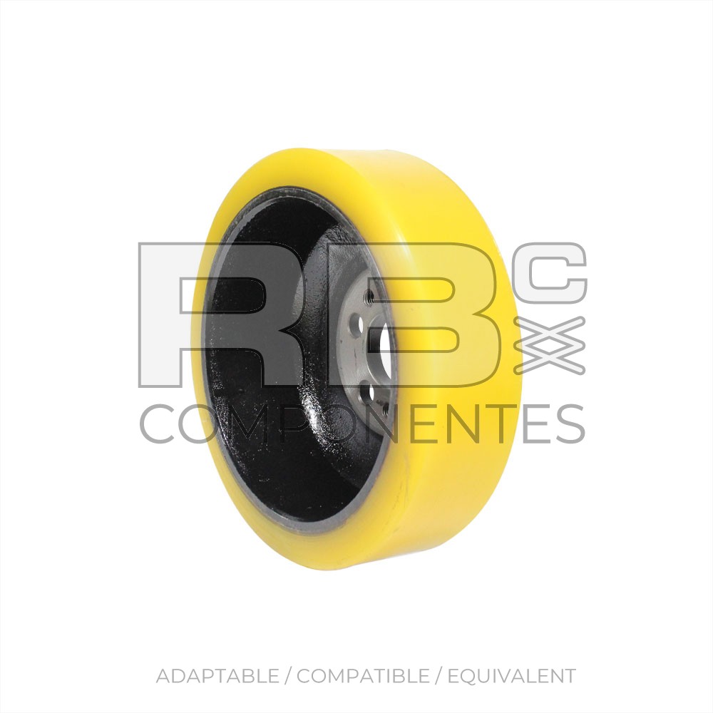 RUEDA POLIURETANO TRANSPAL/APILADOR 230X70D45
