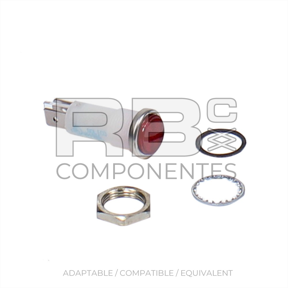 LIGHT,LED IND. RED 12V NH
