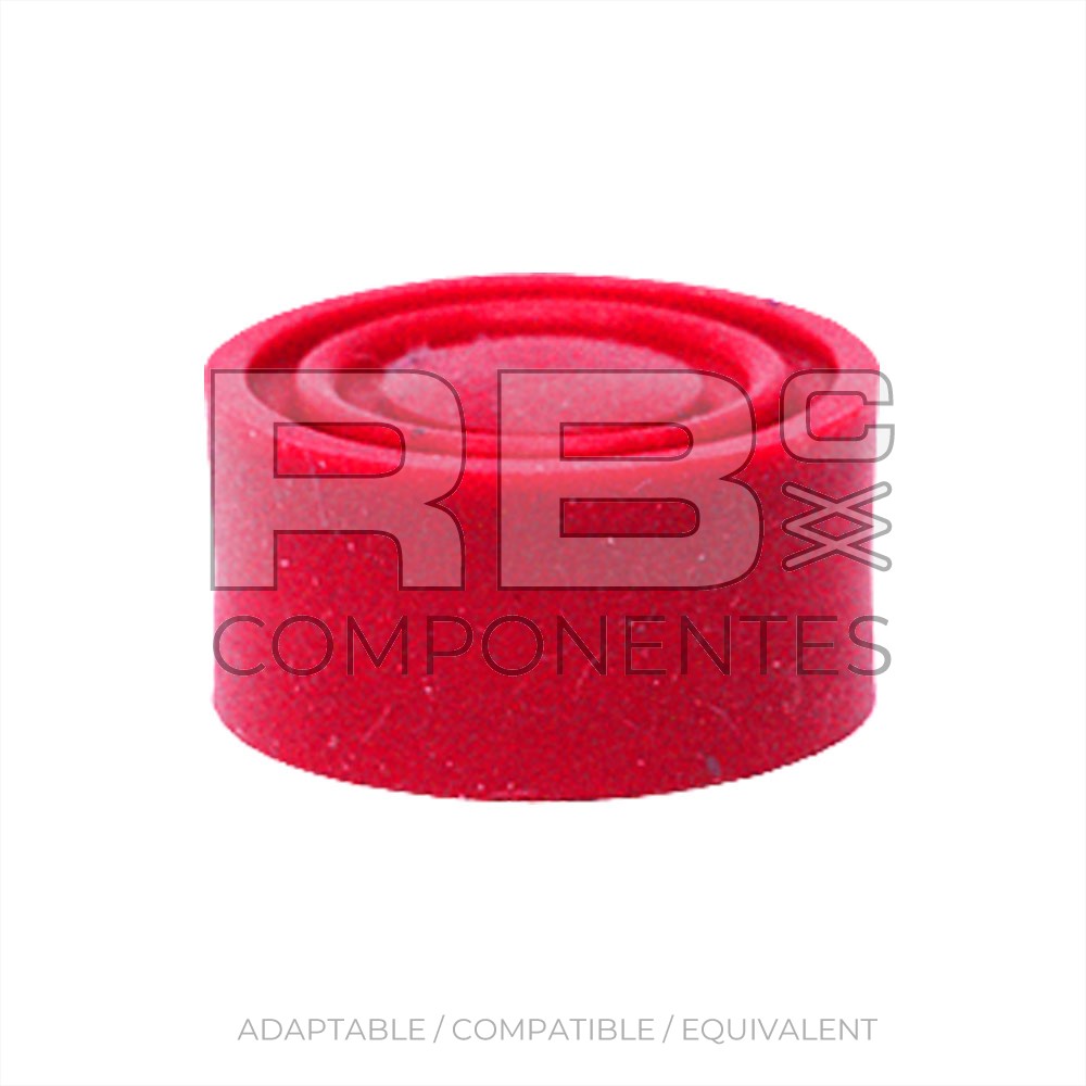 RED RUBBER CAP FOR PUSH BUTTON