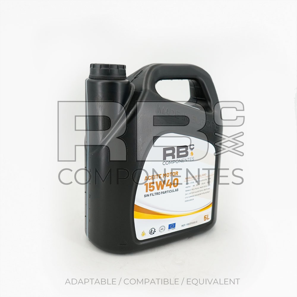 ENGINE OIL 15W40 WITHOUT PARTICULATE FILTER 5L