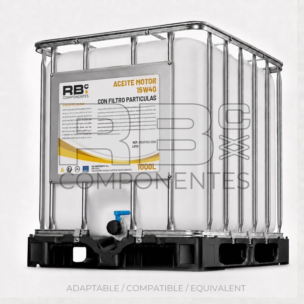 ENGINE OIL 15W40 WITH PARTICULATE FILTER 1000L