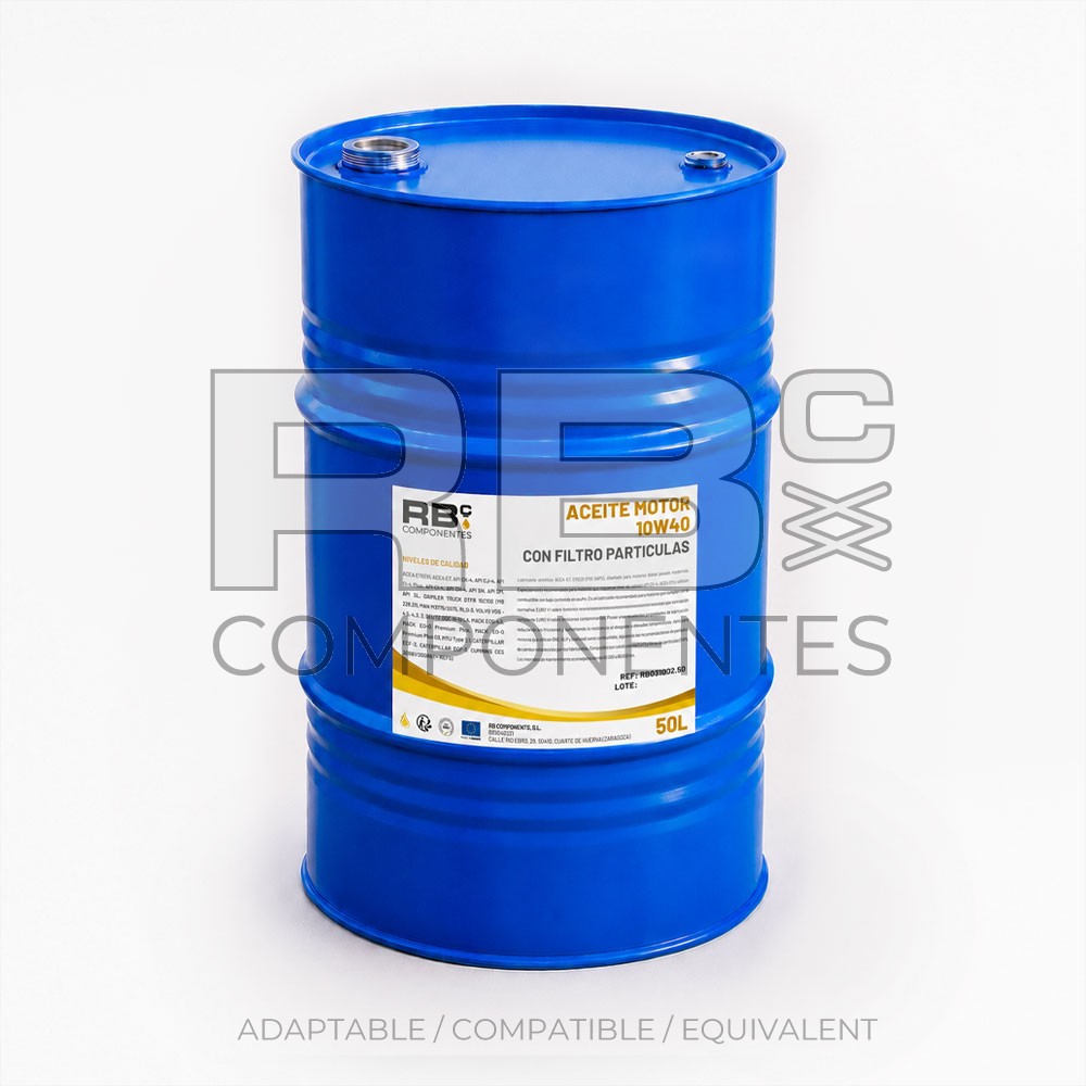 ENGINE OIL 10W40 WITH PARTICULATE FILTER 50L