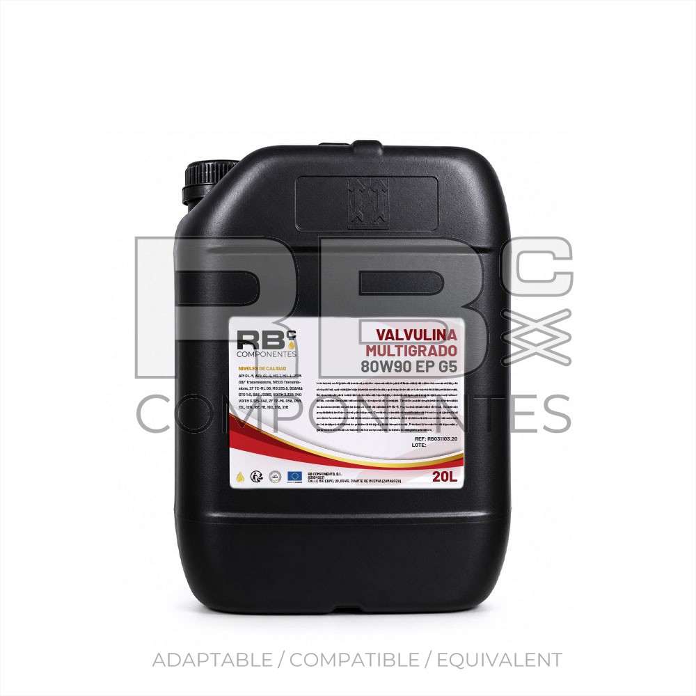 MULTIGRADE GEAR OIL 80W90 EP G5 20L