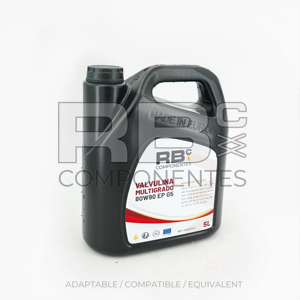 MULTIGRADE GEAR OIL 80W90 EP G5 5L