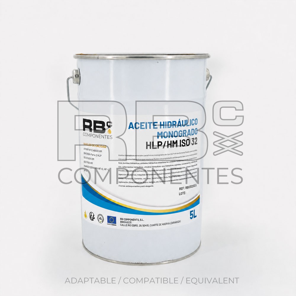 MONOGRADE HYDRAULIC OIL HLP/HM ISO 32 5L