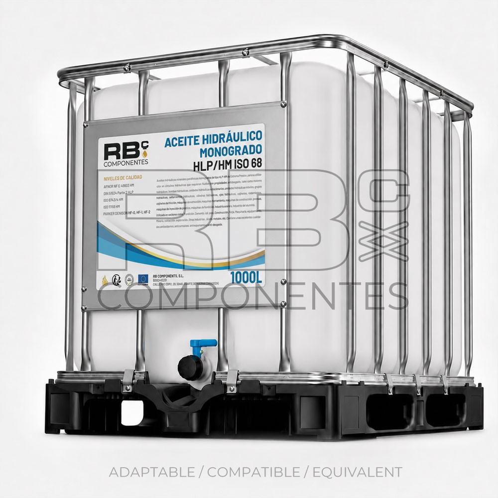 MONOGRADE HYDRAULIC OIL HLP/HM ISO 68 1000L