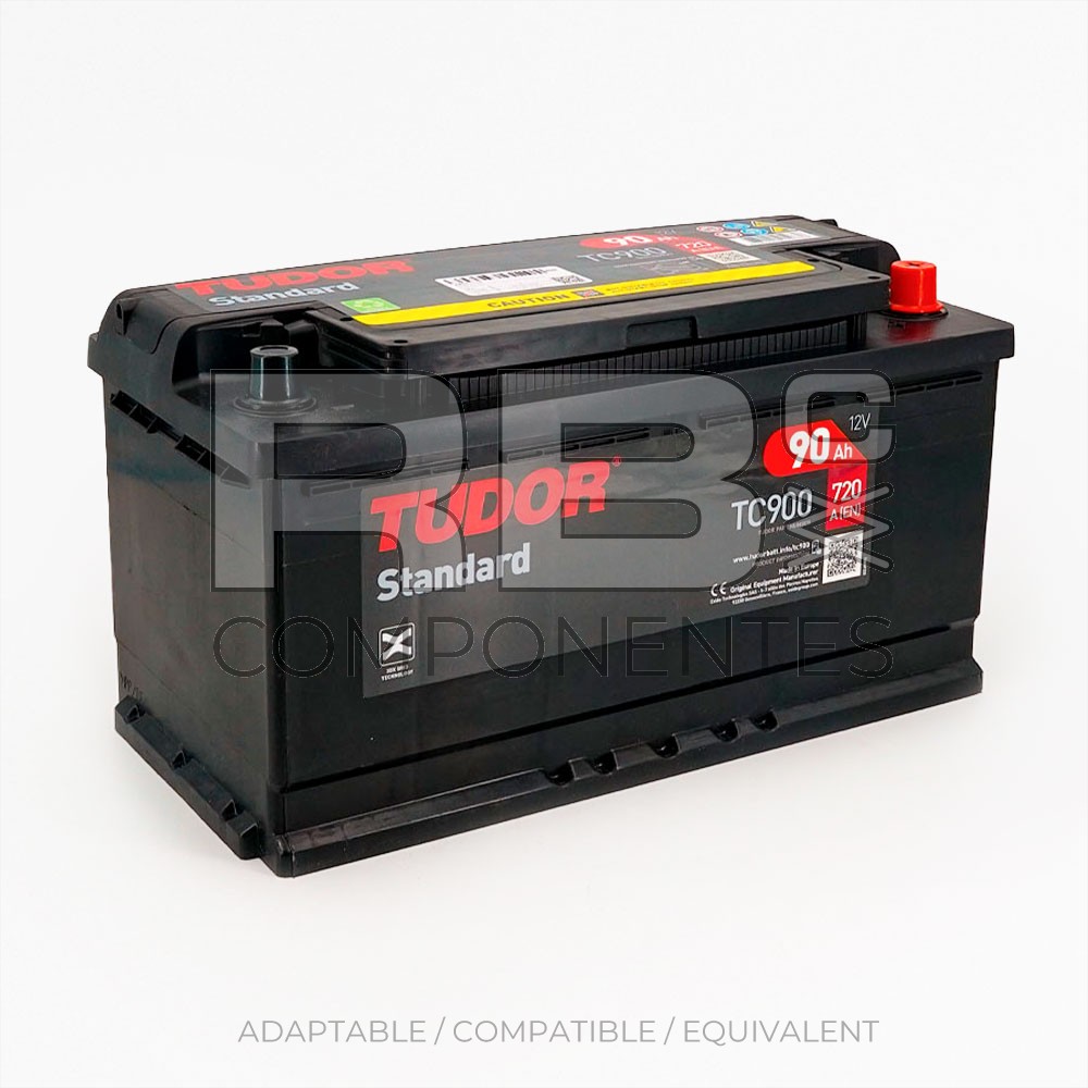 TUDOR STANDARD 90AH STARTING BATTERY 353x175x190