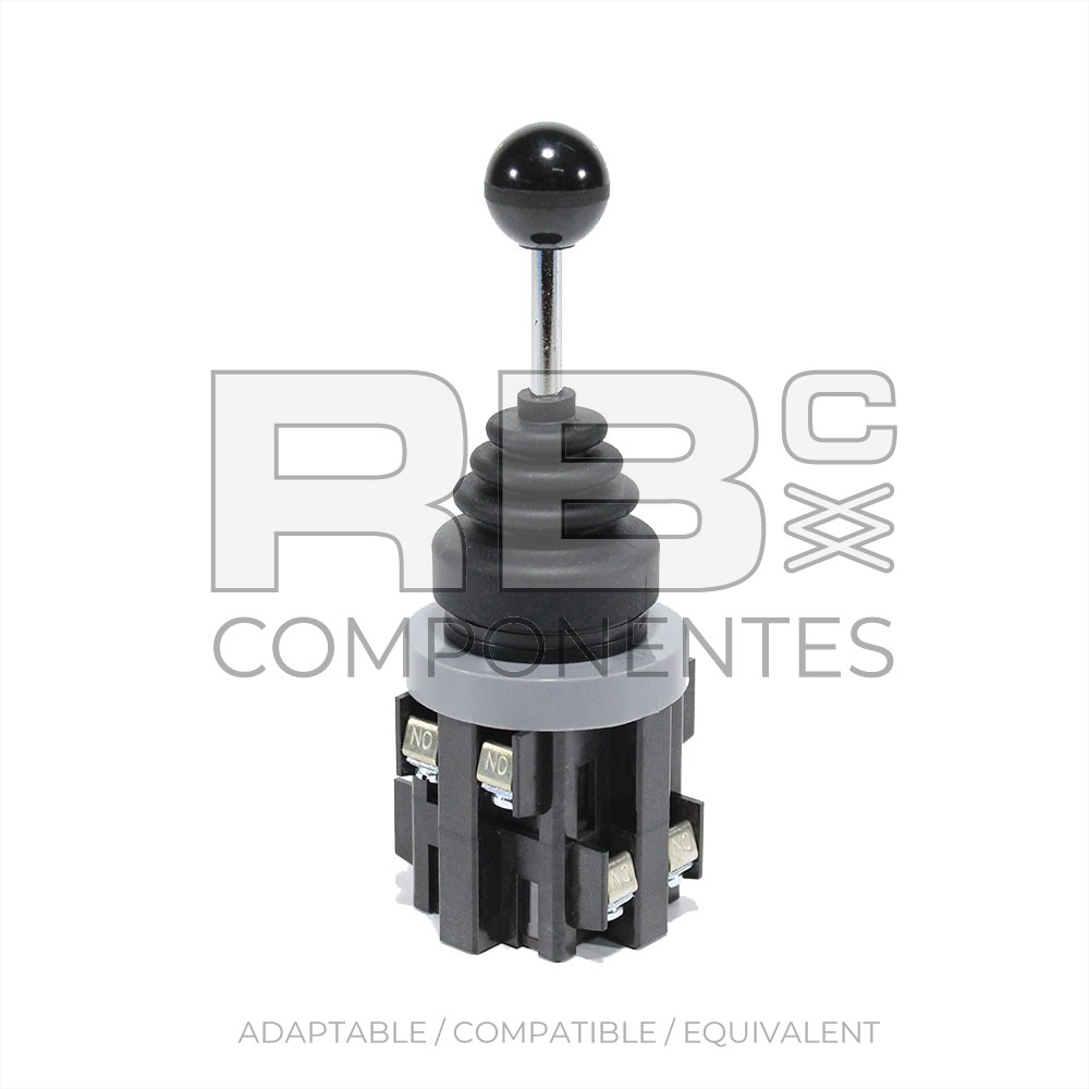 JOYSTICK 2 AXEL WITH RETURN ROUND LEAVER 4N.O. 6A-250V