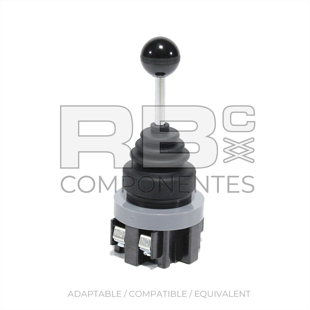 JOYSTICK 1 AXEL WITH RETURN ROUND LEAVER 2N.O. 6A-250V