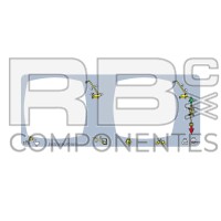 DECAL UPPER CONTROL FOR TELESCOPIC H43TPX