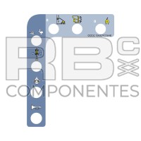 DECAL LEFT SIDE UPPER CONTROL FOR TELESC. H43TPX