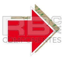 TRACTION DIRECTION INDICATOR DECAL, COLOUR RED 3M