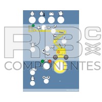 DECAL LOWER CONTROLS FOR H16X