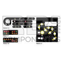 COMPLETE DECALS KIT FOR JLG PLATFORMS 600A/AJ.