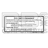 DECAL FUEL SWITCH AD/CO/EQ SJ 124883