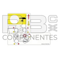 UPPER CONTROL DECAL AD/CO/EQ UP 502505-000