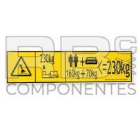 ADH SNB 103004103003 CARGA MAX 230KG 300x75mm