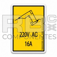 ADH. SNB 101012100009 ALIMENTACION ELECT 50x75mm