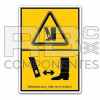ADH. SNB 101014100013 RIESGO APLAST. PIES 50x75mm