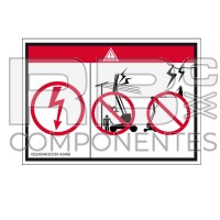 DECAL DANGER OF ELECTROCUTION