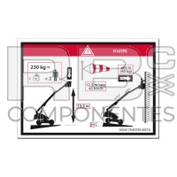 PLATFORM HEIGHT DECAL+LOAD