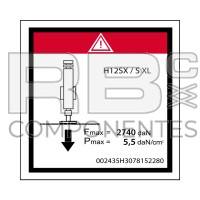 DECAL LOAD ON STABILIZER FOR 12SXL