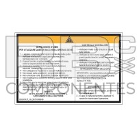 DECAL OPERATING INSTRUCTIONS-ITALIAN