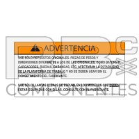 COMPATIBLE DECAL  REF. SJ 108666AA