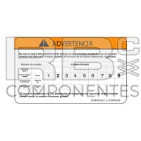DECAL AD/CO/EQ SJ 109985AB