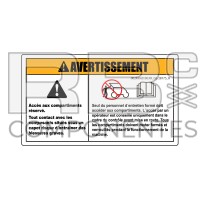 DECAL COMPATIBLE WITH GE 28175 FRENCH