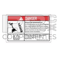DECAL COMPATIBLE WITH GE 31060 FRENCH
