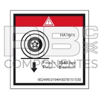 ADH. CARGA MAX SOBRE RUEDA  HL-16PX/NT
