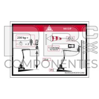 DECAL PLATFORM HEIGHT+LOAD FOR H15IP