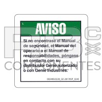 DECAL COMPATIBLE WITH GE 28176 024