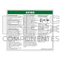 COMPATIBLE DECAL REF GE-436475SP_C