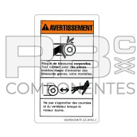 DECAL COMPATIBLE WITH GE 28162 C FRENCH