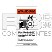 DECAL COMPATIBLE WITH GE 28162 C DUTCH