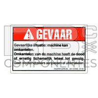 DECAL COMPATIBLE WITH GE 31060 013A DUTCH