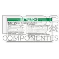 DECAL COMPATIBLE WITH GE 72970 ENGLISH