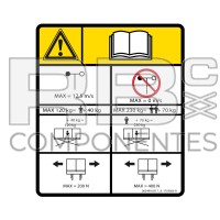 DECAL MAXIMUM LOAD AND WIND COMPATIBLE 1930ES