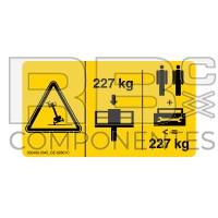 DECAL,LABEL,MAX CAPACITY***