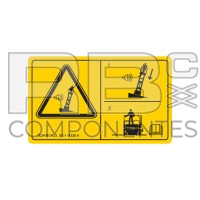 DECAL SYMBOL TIP OVER TILT ALARM