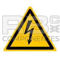 ADHAD08 - NORMA EN-ISO 7010 - ADH. ADVERTENCIA RIESGO ELECTRICO - 110x90mm