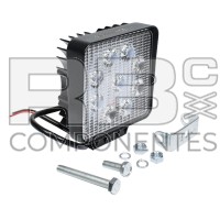 FARO CUADRADO 9 LED-27W 10V-80V