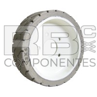 WHEEL SIZE: 12 X 4 WITH OUT BRAKE DISC.