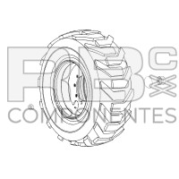 ADAPTABLE WHEEL 8*8  ADAPTABLE REF 54237