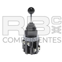 JOYSTICK 2 AXEL WITH RETURN ROUND LEAVER 4N.O. 6A-250V